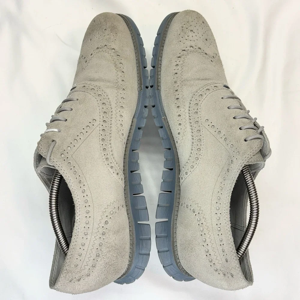 Cole Haan ZeroGrand‎ Men's Sz 11 M Wing Tip Suede Shoes